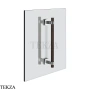 Gessi Jacqueline Полотенцедержатель для крепления на стекло, 20 см 77731-031, хром глянец