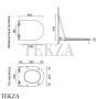 Catalano Sfera/Zero Сиденье для унитаза с микролифтом, тонкое 0551200032, Tortora матовый