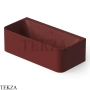 Dea Design Modern Ванна пристенная прямоугольная 160x80 Solid Surface DD8665 1600 17, Red Wine №17