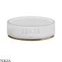 Gessi 316 ACCESSORIES Мыльница настольная, композит белый 54725-791, Deep Bronze Brushed PVD