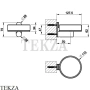 Gessi 316 ACCESSORIES Мыльница настенная, композит черный 54702-239, Steel Brushed
