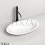 SALINI CALLISTA 02 Раковина накладная, из литого камня S-Stone 1101202SM, белый матовый