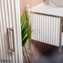 ARMADI ART MONACO Тумба под раковину 80 см 867-080-WCR, WHITE (белый глянец), хром