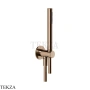Gessi ANELLO Душевой комплект, стержневая лейка 63329-030, Copper PVD