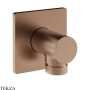 Gessi Incastri Вывод воды для душа 73069-708, медь Brushed