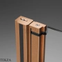 Radaway Nes KDJ II Душевая дверь 100 см, правая R, 10032100-93-01R, брашированная медь