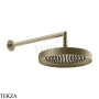 Gessi Inverso Diamantato Верхняя лейка с кронштейном D25,0 см 63645-149, Finox Brushed Nickel