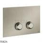 Gessi VENTI20 Клавиша смыва для инсталляции SANIT, Villeroy&Boch 54659-149, Finox Brushed Nickel