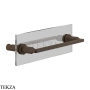 Gessi INCISO accessories Полотенцедержатель для крепления на стекло, 30 см 58613-845, Dark Bronze