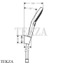 Hansgrohe Raindance Select S Душевой набор 120 3jet шланг 160 см 26721400, хром глянец-белый