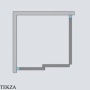 Radaway Premium Pro KDJ Душевая дверь раздвижная 110 см, левая L, 1015110-01-01L, хром глянец
