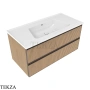 Flaminia Bloom тумба подвесная Cubika без раковины 105×50×50 см, 2 ящика, натуральный дуб Rovere Greca