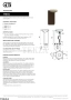 Gessi Jacqueline Раковина свободностоящая, без перелива, слив в пол 77616-761, бронза Coffee
