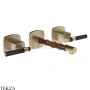 Gessi Jacqueline Смеситель для раковины, внешняя часть 77290-149, нерж. сталь Brush / никель Brushed