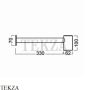 Hatria ACCESSORIES Сифон бутылочный для раковины и биде Y0Q377, белый глянец