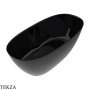 Flaminia APP Tub ванна отдельно стоящая 160×75×60 см, чёрный Nero глянец