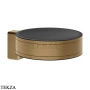Gessi Pelle Tresse Мыльница настенная круглая 78501-791, Deep Bronze Brushed PVD