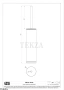 Gessi Pelle Tresse Туалетный ёршик напольный, 78543-708, Copper Brushed PVD