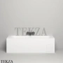 SALINI ORLANDA Ванна встраиваемая из композита S-Sense 102012G, белый глянцевый