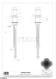 Gessi Ludovica Смеситель-рычаг управления для излива crystals 76300-791, бронза Deep