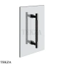 Gessi Pelle Tresse Полотенцедержатель для крепления на стекло, 20 см, 78730-439, Nero/ Black Metal PVD