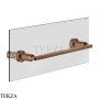 Gessi INCISO accessories Полотенцедержатель для крепления на стекло, 30 см 58613-708, Copper Brushed PVD