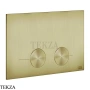 Gessi Total look Клавиша смыва для инсталляции Geberit omega 12, 54615-727, Brushed Brass PVD