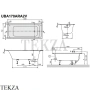 Villeroy & Boch ARCHITECTURA Ванна встраиваемая UBA177ARA2V-01, акрил, белый глянец