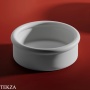ArtCeram Brera раковина накладная круглая BRL001 01 00, белый глянец