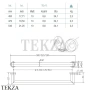 Margaroli Sereno 621-52 Полотенцесушитель электрический 621470BBRNIC,, Black Brushed Nickel