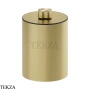 Gessi Ludovica Ведёрко, корзина для мусора с крышкой crystals 76690-727, шампань Brushed