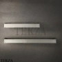 Gessi Rettangolo Ёршик напольный, композит белый 20843-031, хром глянец