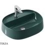ArtCeram Whisky раковина накладная овальная The.Saniglaze с 1 отверстием WHL003 69 34, Ivy глянец