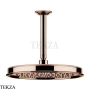 Gessi VENTI20 Верхний душ 300 с потолочным креплением под размер 65155-030, Copper PVD