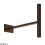 Gessi Incastri Верхний душ с держателем из стены 75148-845, бронза Dark Brush
