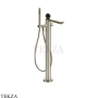 Gessi Perle Смеситель для ванны напольный, внешняя часть 74229-720, никель глянец