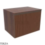 Flaminia Cubika тумба под раковину подвесная 70×50×50 см, 1 ящик и внутренний ящик, орех Noce Greca