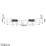 FIMA Carlo Frattini WELLNESS Гибкий шланг 150 хромалюкс F2128CR, хром глянец