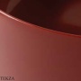 ArtCeram Won раковина накладная круглая The.Saniglaze WNL002 68 34, Paprika глянец