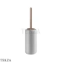 Gessi Goccia Ершик напольный, белая керамика 38043-708, Copper Br. PVD