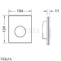 TECE TECEloop Urinal, Панель смыва для писсуара 9820170, белый глянец