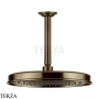 Gessi VENTI20 Верхний душ 300 с потолочным креплением под размер 65155-791, Deep Bronze Br. PVD