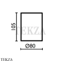 Bagno & Associati Carmen Стакан настольный, керамика белая CR 742 51, хром глянец