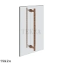 Gessi Pelle Tresse Полотенцедержатель для крепления на стекло, 60 см 78633-708, Copper Brushed PVD