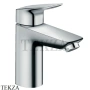 Hansgrohe Logis Смеситель для раковины, с донным клапаном 71100000, хром глянец