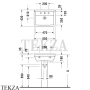 Duravit Starck 3 Раковина подвесная, с переливом 0300550000, белый глянец