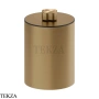 Gessi Ludovica Ведёрко, корзина для мусора с крышкой crystals 76690-791, бронза Deep