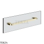 Gessi Perle Полотенцедержатель для крепления на стекло, 45 см 74913-710, шампань глянец