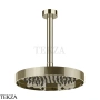 Gessi Inverso Diamantato Верхняя лейка с кронштейном D25,0 см 63650-720, Nickel PVD