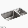 Kohler Undertone Мойка для кухни с двумя чашами K-3174-NA, нержавеющая сталь